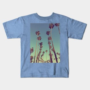 Santa Monica Palm Trees Classic Kids T-Shirt